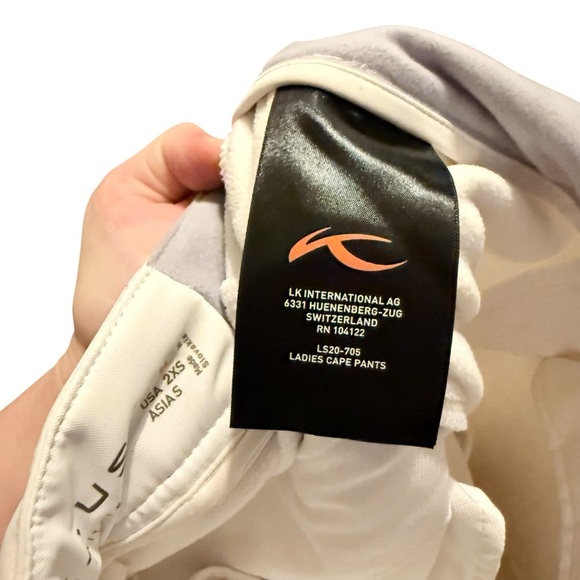 KJUS White Sella Jet flared ski pants Size XXS - Picture 6 of 6